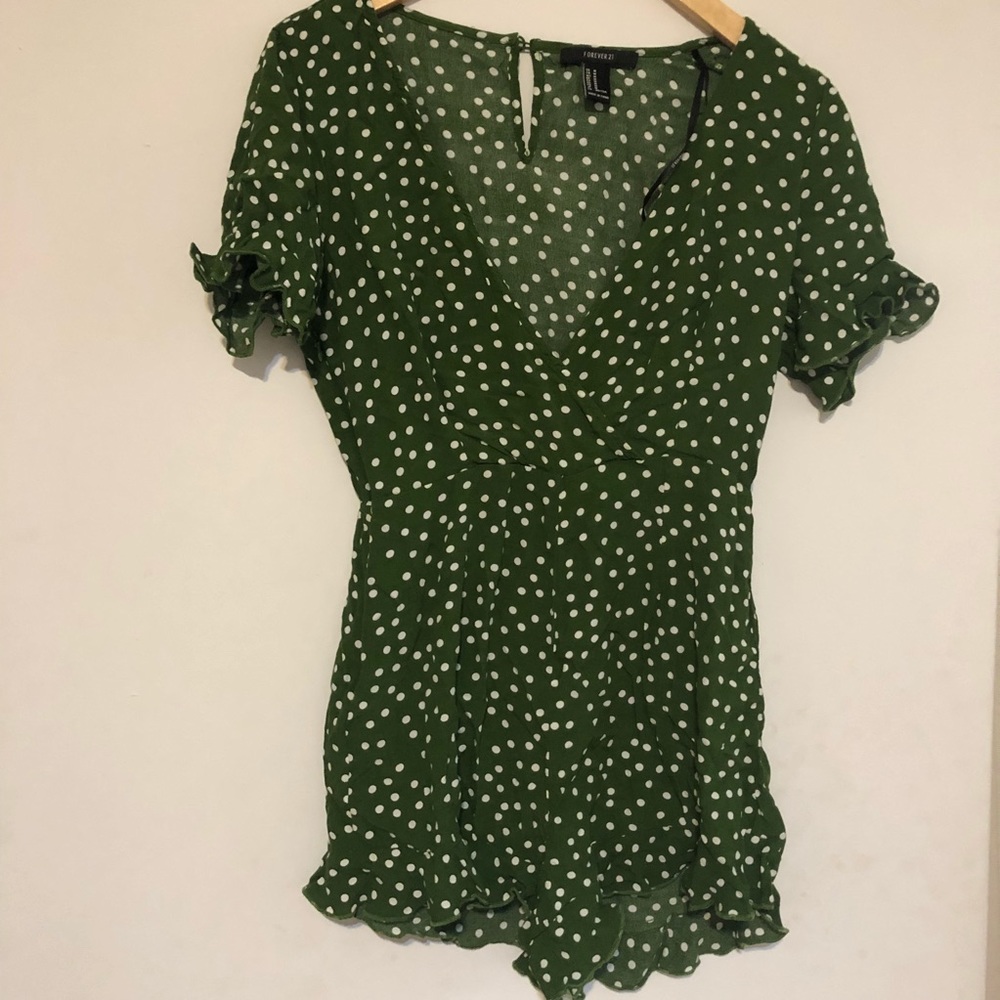 Polka dot romper